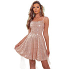 Sequin Tie Back Cami Dress - VacationGrabs