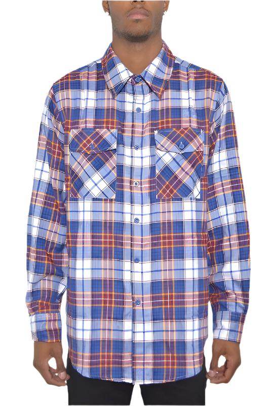 Plaid Flannel Long Sleeve Shirts S - 3XL - VacationGrabs