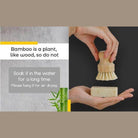 Bamboo Sisal Fiber Dish Brush - VacationGrabs
