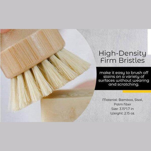 Bamboo Sisal Fiber Dish Brush - VacationGrabs