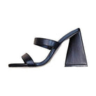 Let's See Style Women's Stylish Vacation Footwear with Chunky Heels in Black Color