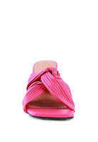 Battle Ex Knot Strap Slide Sandals - VacationGrabs
