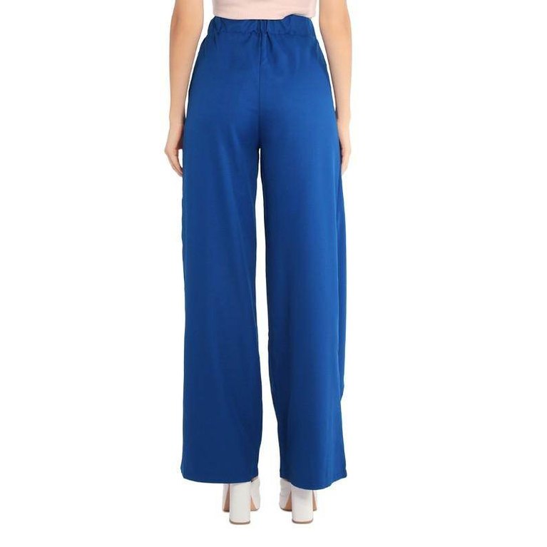 Belted Tie Wide Leg Pants - VacationGrabs