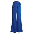 Belted Tie Wide Leg Pants - VacationGrabs
