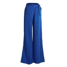 Belted Tie Wide Leg Pants - VacationGrabs