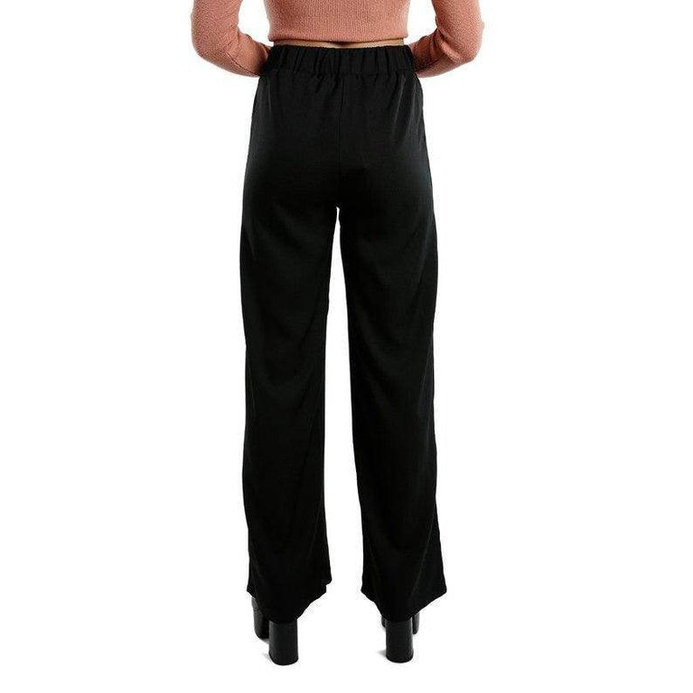 Belted Tie Wide Leg Pants - VacationGrabs