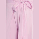 Belted Tie Wide Leg Pants - VacationGrabs