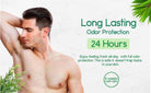 BeNat all natural deodorant offering 24-hour odor protection for fresh and safe all-day use
