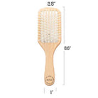 BeNat natural wooden detangling brush with a comfortable grip and gentle bristles for smooth hair styling