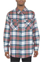 Plaid Flannel Long Sleeve Shirts S - 3XL - VacationGrabs
