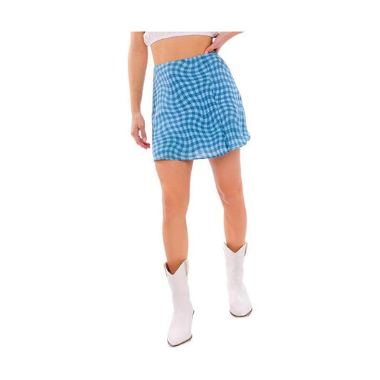 Bias Cut Mini Skirt - VacationGrabs