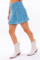 Bias Cut Mini Skirt - VacationGrabs