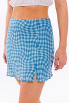 Bias Cut Mini Skirt - VacationGrabs