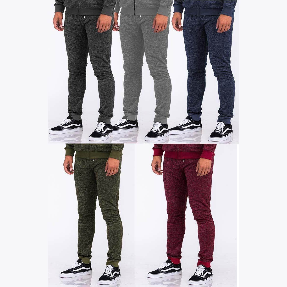 Black Marbled Light Weight Active Joggers - VacationGrabs