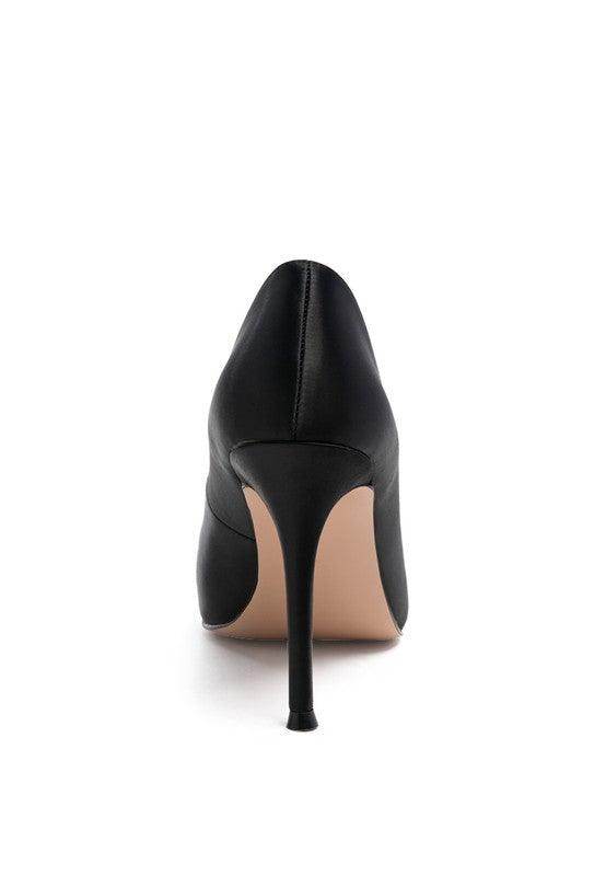 Elegant black stiletto shoes from Rag Company with a sleek design and high heel for stylish occasions