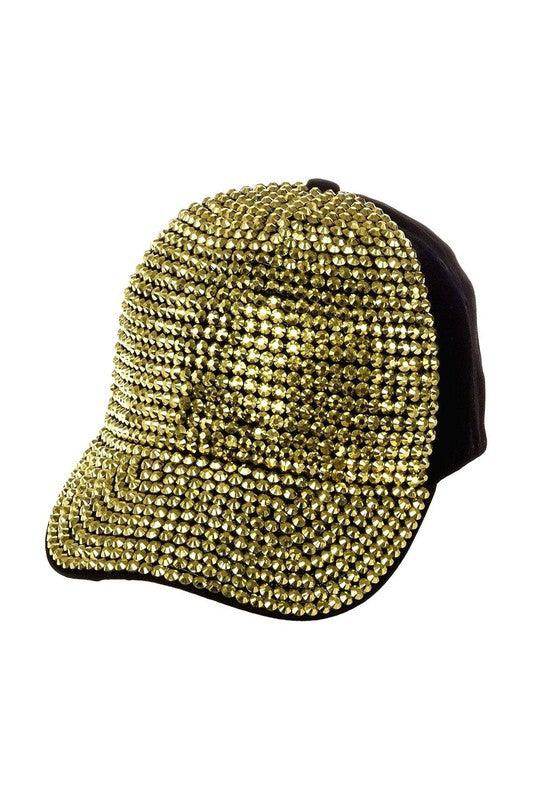 Bling baseball hat women embellished with shimmering rhinestones for a stylish look