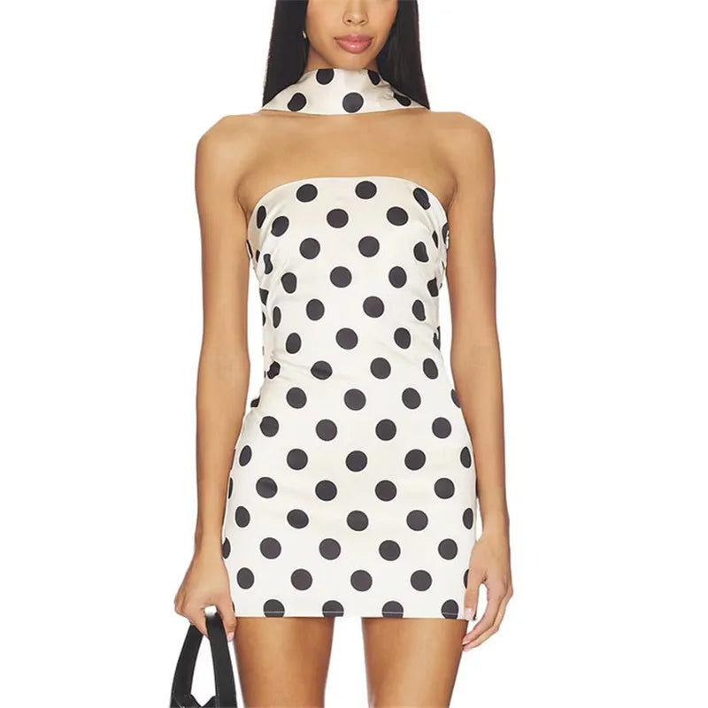 Polka Dot Mini Vacation Dress