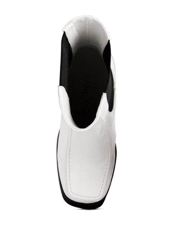 Bounty High Platform Heel Chelsea Boots - VacationGrabs