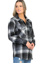 Boyfriend Oversize Plaid Flannel Long Sleeve - VacationGrabs