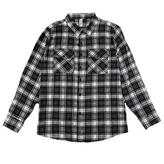 Boyfriend Oversize Plaid Flannel Long Sleeve - VacationGrabs