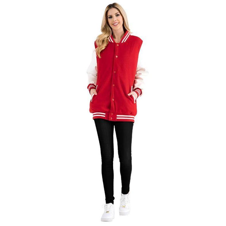 Boyfriend Oversized Letterman Jacket S-3XL - VacationGrabs