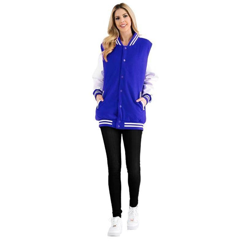 Boyfriend Oversized Letterman Jacket S-3XL - VacationGrabs