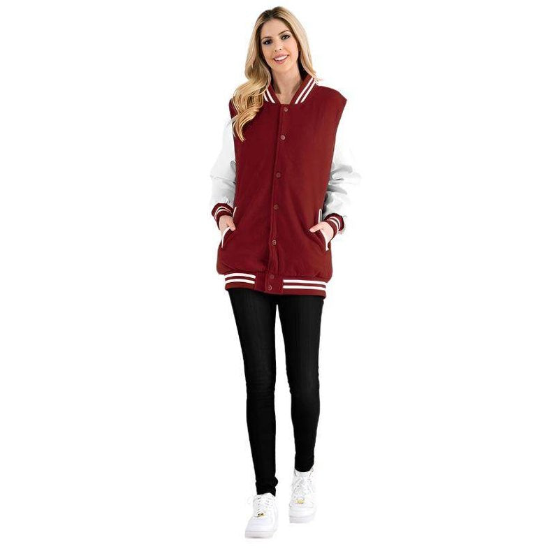 Boyfriend Oversized Letterman Jacket S-3XL - VacationGrabs