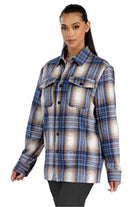 Boyfriend Oversized Soft Flannel Shacket 5 Colors - VacationGrabs