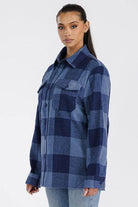 Boyfriend Oversized Soft Flannel Shacket Shirt - VacationGrabs