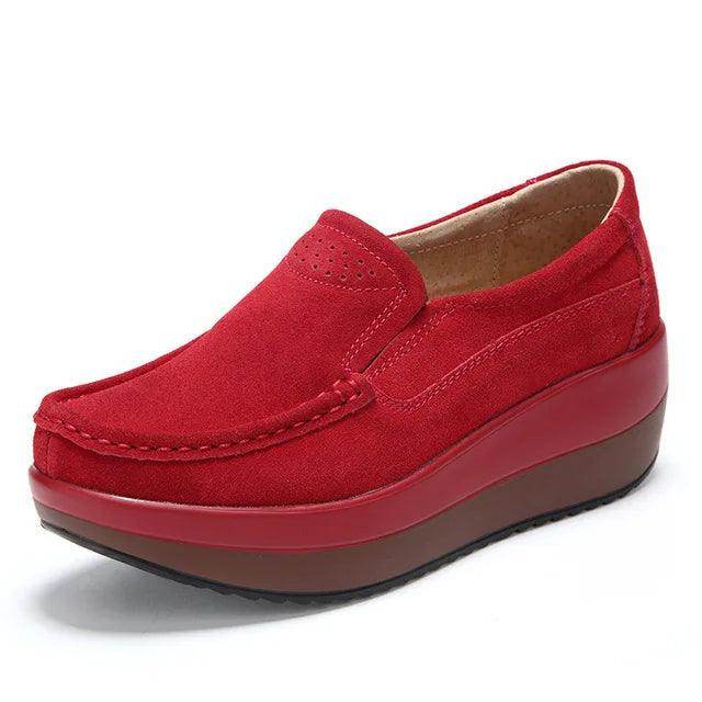 Breathable Casual Flat Platform Stacked Shoes - VacationGrabs