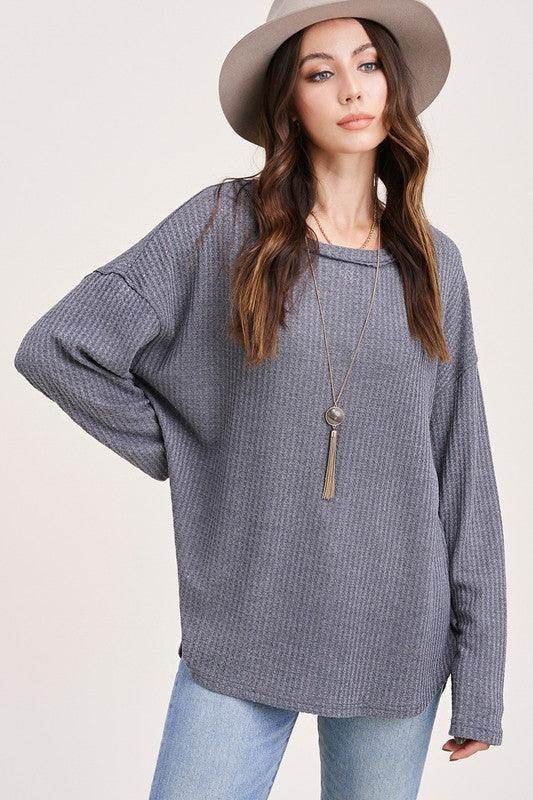 Women's Long Sleeve Bree Top - VacationGrabs