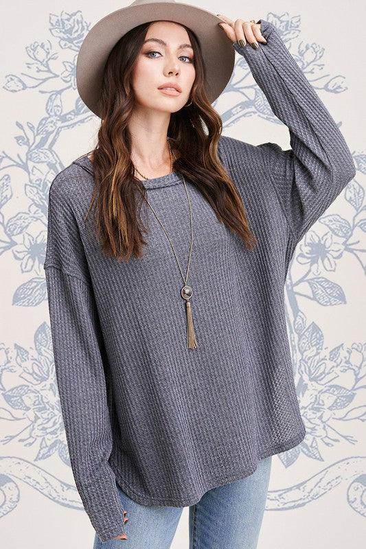 Women's Long Sleeve Bree Top - VacationGrabs