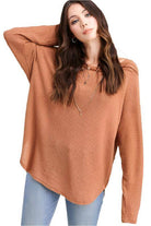 Women's Long Sleeve Bree Top - VacationGrabs