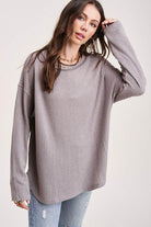 Women's Long Sleeve Bree Top - VacationGrabs