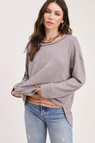 Women's Long Sleeve Bree Top - VacationGrabs