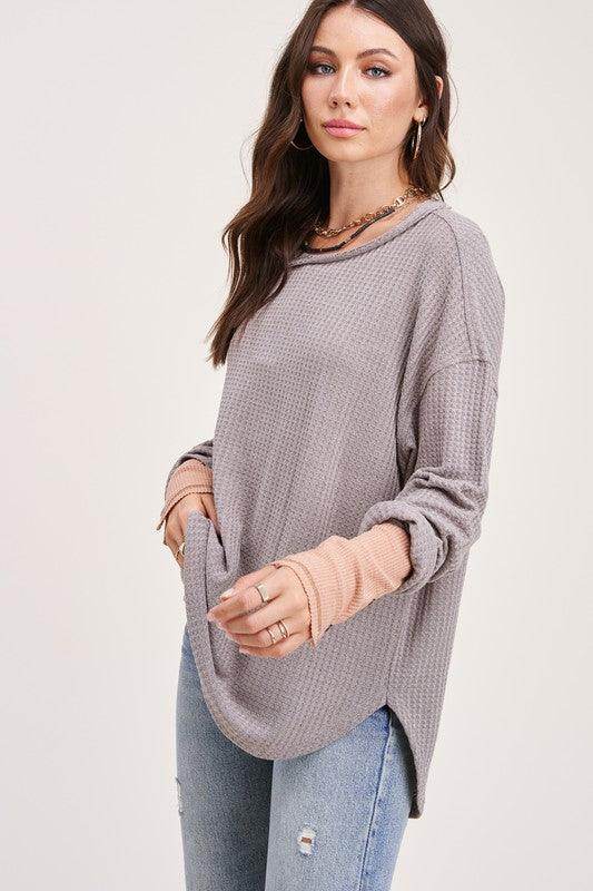 Women's Long Sleeve Bree Top - VacationGrabs