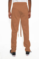 Brown Tshirt Ankle Toggle Sweatpants Set - VacationGrabs