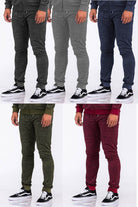 Burgundy Marbled Light Weight Active Joggers - VacationGrabs