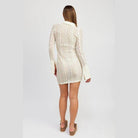 Button Down Lace Dress - VacationGrabs
