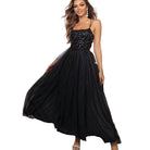 Lace-Up Backless Mesh Dress - VacationGrabs