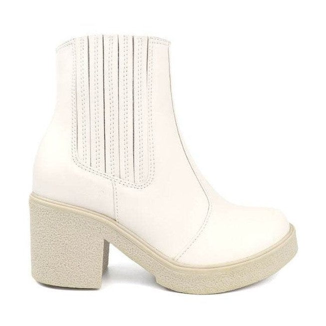 Slip on Mid-Calf Chunk Boot - VacationGrabs
