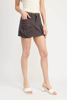 Cargo Mini Skirt - VacationGrabs