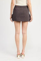 Cargo Mini Skirt - VacationGrabs