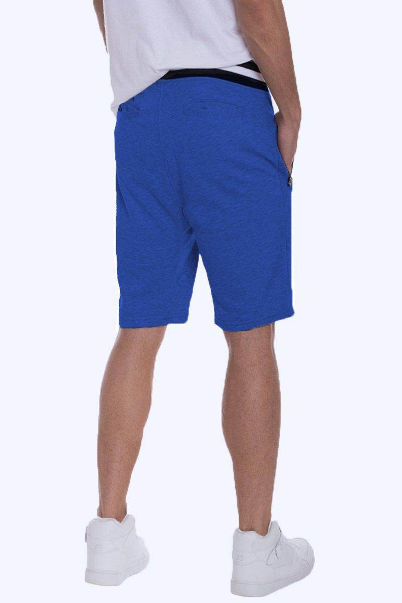 Casual mens blue shorts from VacationGrabs with a comfortable fit and side pockets