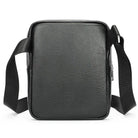 Casual Mens Small Shoulder Bag Genuine Leather in Black - VacationGrabs