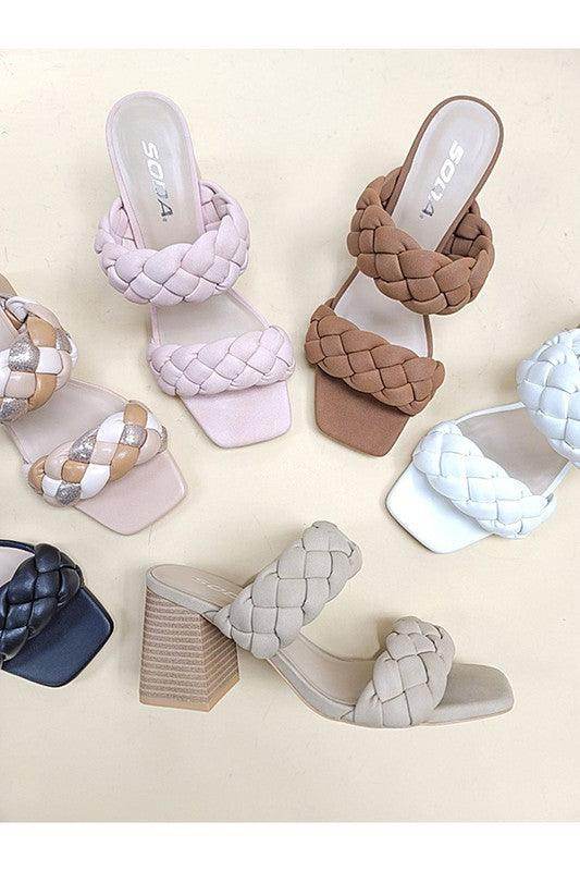 Stylish Let's See Style Women's Sandals with Braided Straps, ideal casual summer footwear for women