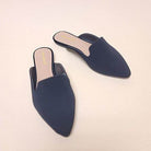 Navy Blue Casual Summer Shoes Women with Pointed Toe Design for Comfortable Everyday Wear