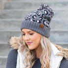 CC Leopard Pom Beanie - VacationGrabs