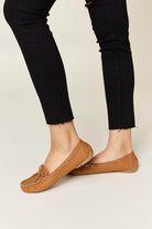 Forever Link Bow Decor Flat Loafers - VacationGrabs