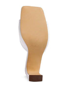 Celine Quilted Italian Block Heel Sandals - VacationGrabs